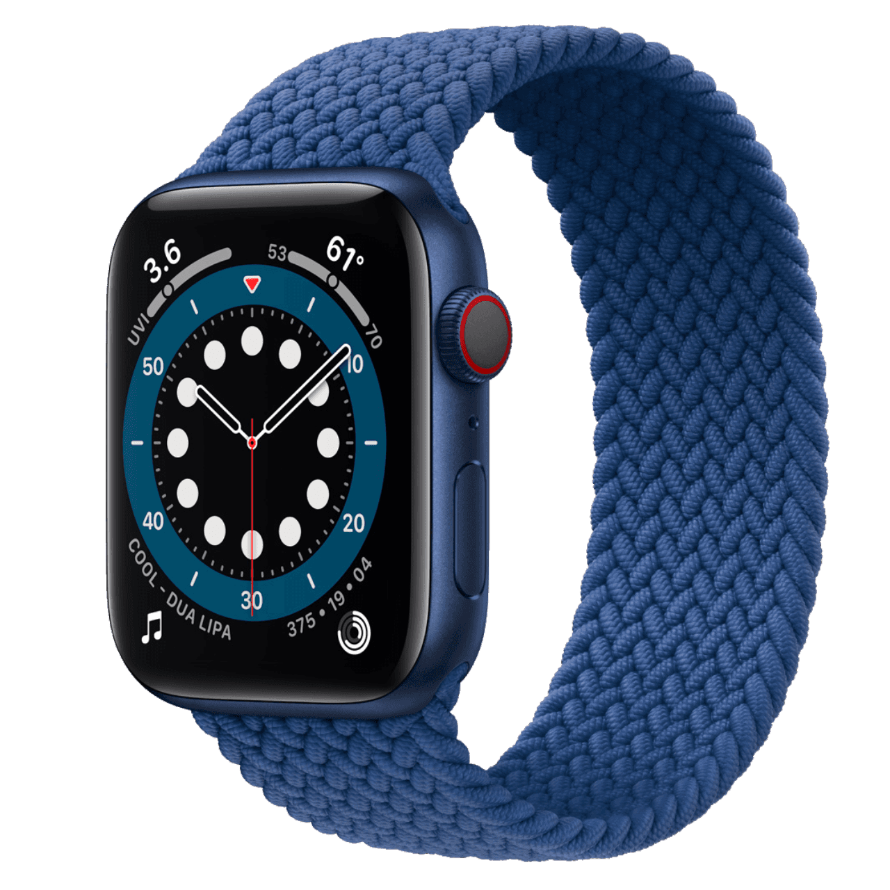 Apple Watch Series 6 product page showing extended warranty options powered by SureBright.